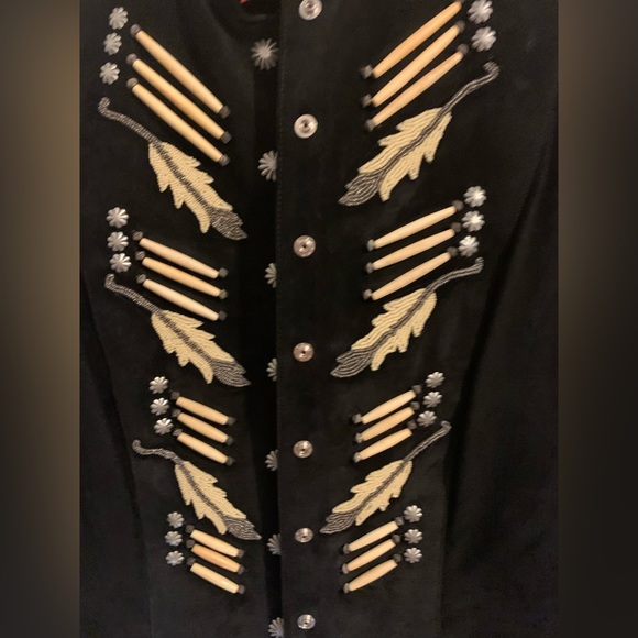 North American Frontier Pigskin Leather Jacket Handmade in USA Vintage Size M - Picture 13 of 16